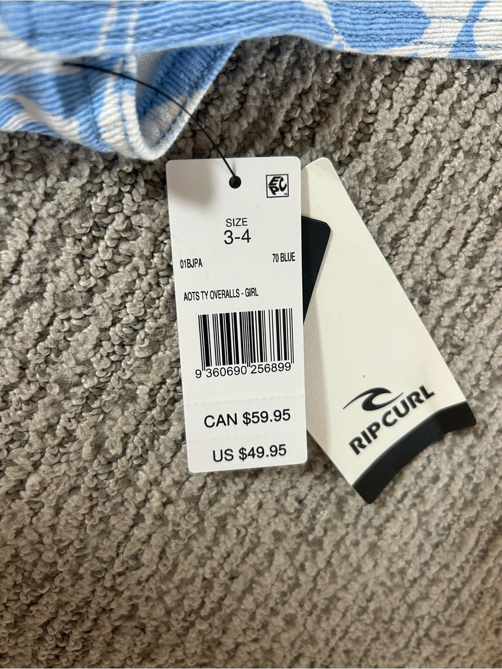 NWT Ripcurl overalls - Picture 2 of 2